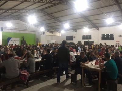A 1Âª Macarronada da Jornada Jovem de Rio Bonito do IguaÃ§u, foi um verdadeiro sucesso